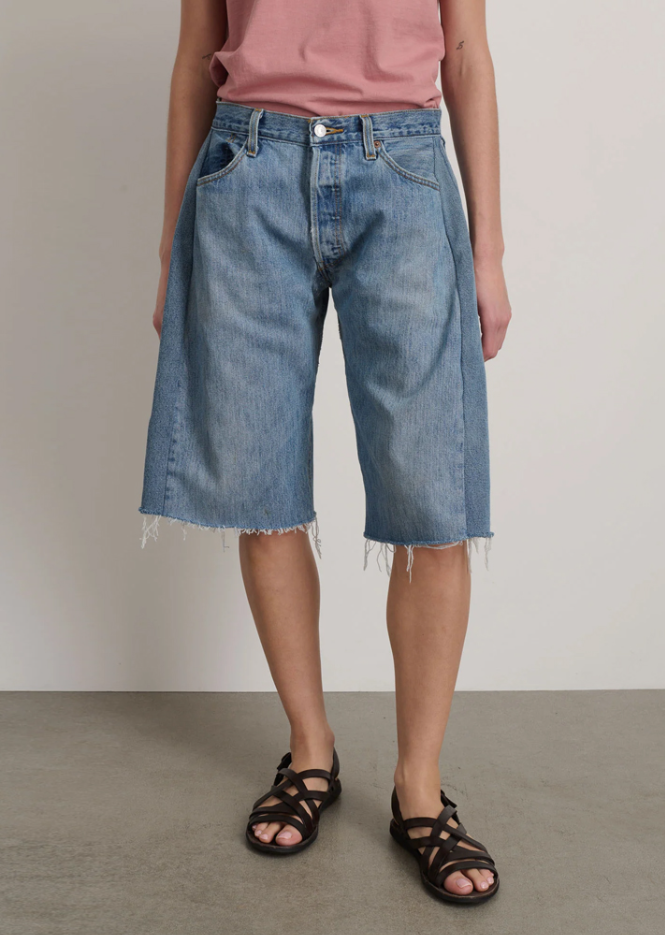 [B SIDES] Vintage Lasso Shorts_Vintage Indigo Denim