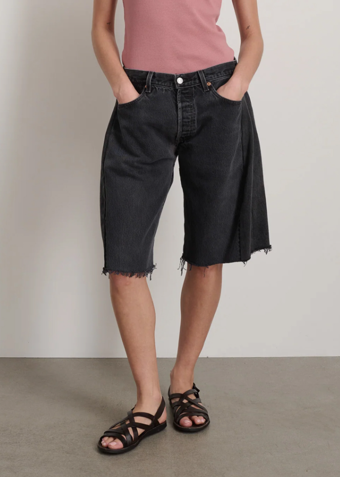 [B SIDES] Vintage Lasso Shorts_Vintage Black