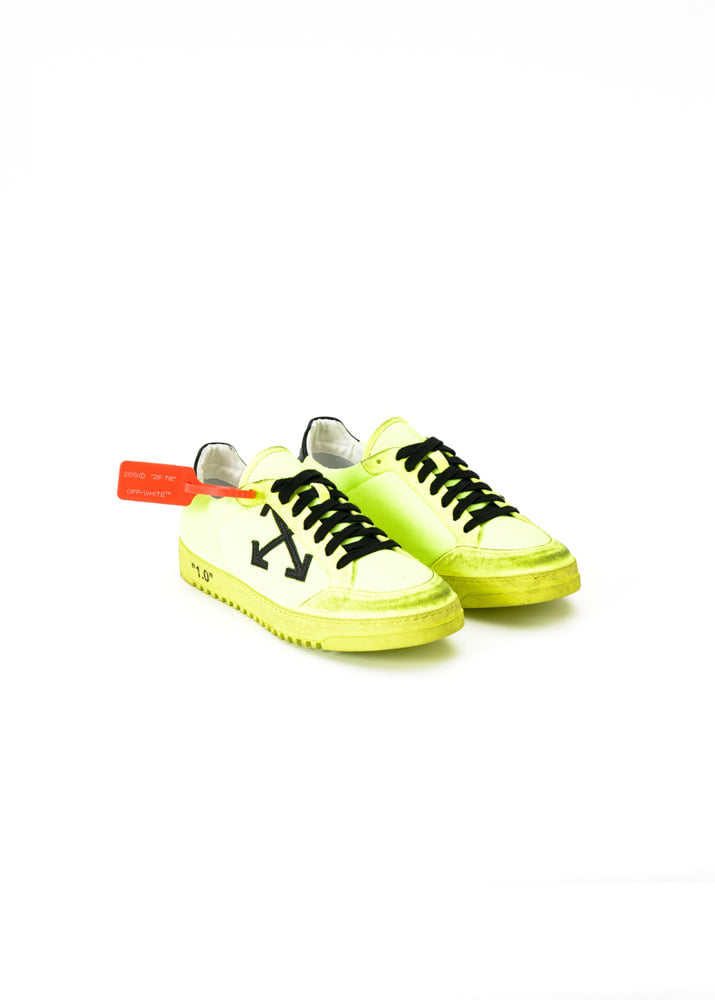 [OFF WHITE MEN] 2.0 Sneaker Fluo Yellow Black