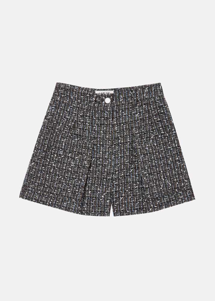 [VUE DU PARC] Tweed Pintuck Shorts