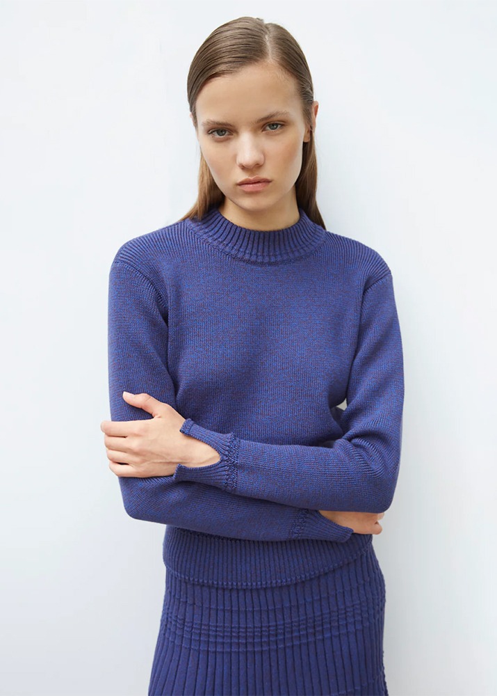 Molli _ Straight Sweater With Braided Details