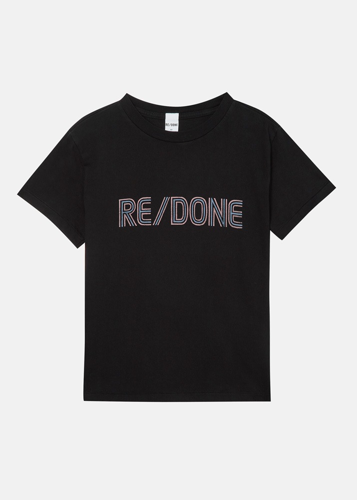 RE/DONE _ Classic Tee Redone Stripe