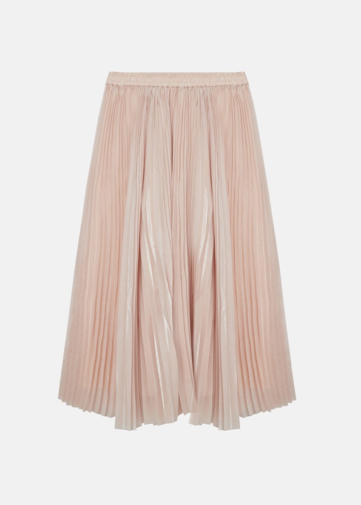 [P.A.R.O.S.H] Pleats Skirt Light Pink