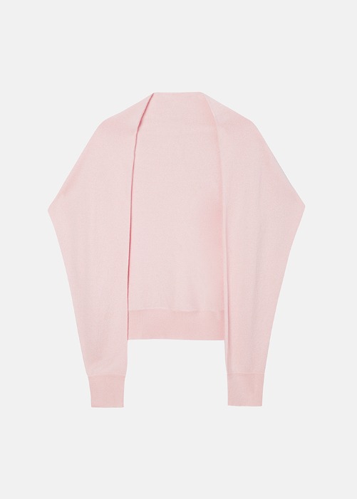 [HIMALAYAN CASHMERE]  Wrap Sweater - Hestia Light Pink