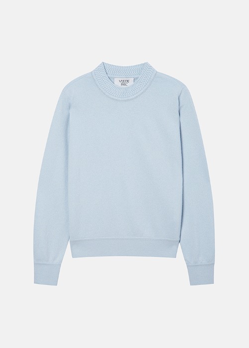 [VUE DU PARC] Cashmere Pastel Knit Light Blue