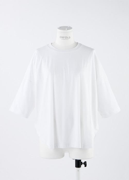 [ENFOLD] Loose Box T-Shirt White