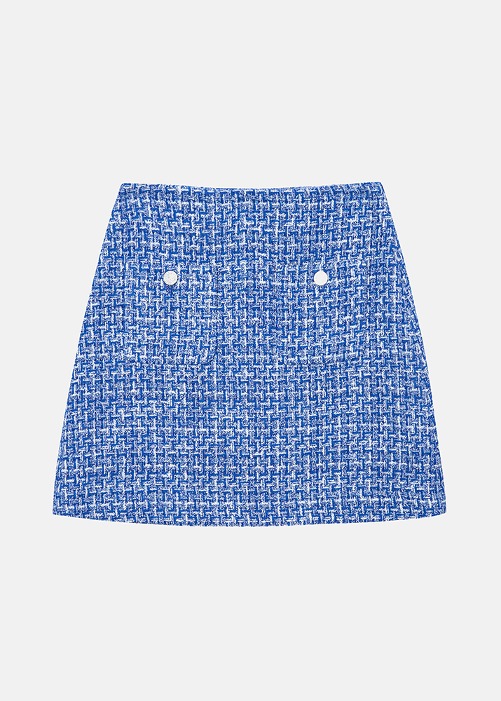 [VUE DU PARC] Tweed Pocket Skirt