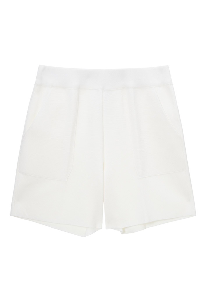 MRZ _ Knitted Bermuda Shorts White