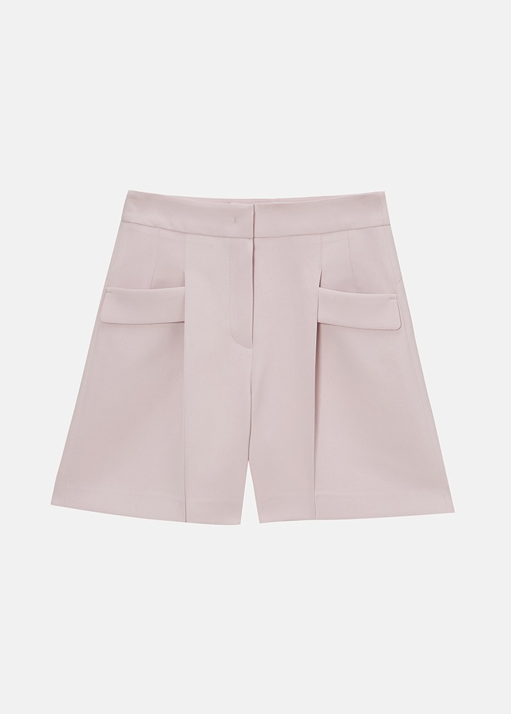 UNKIIND x 1423 _ Two Pockets Pintuck Shorts Pink