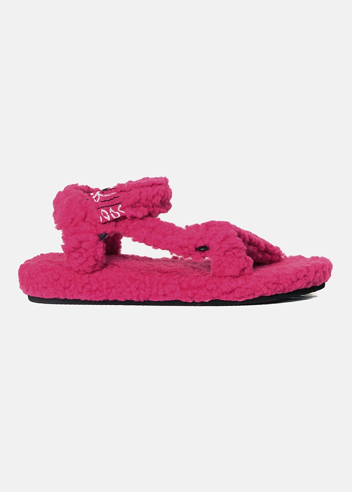 ARIZONA LOVE _ Fluffy Sandals Pink